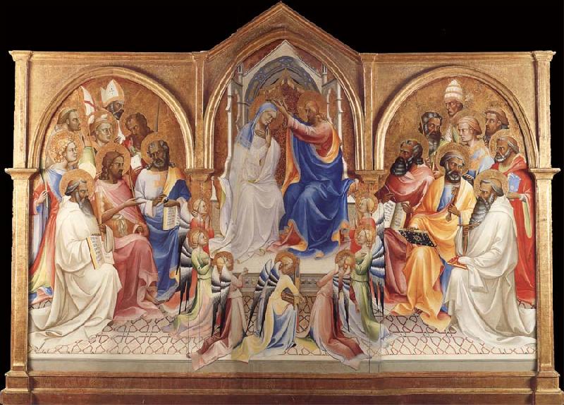 Lorenzo Monaco The Coronation of the Virgin France oil painting art
